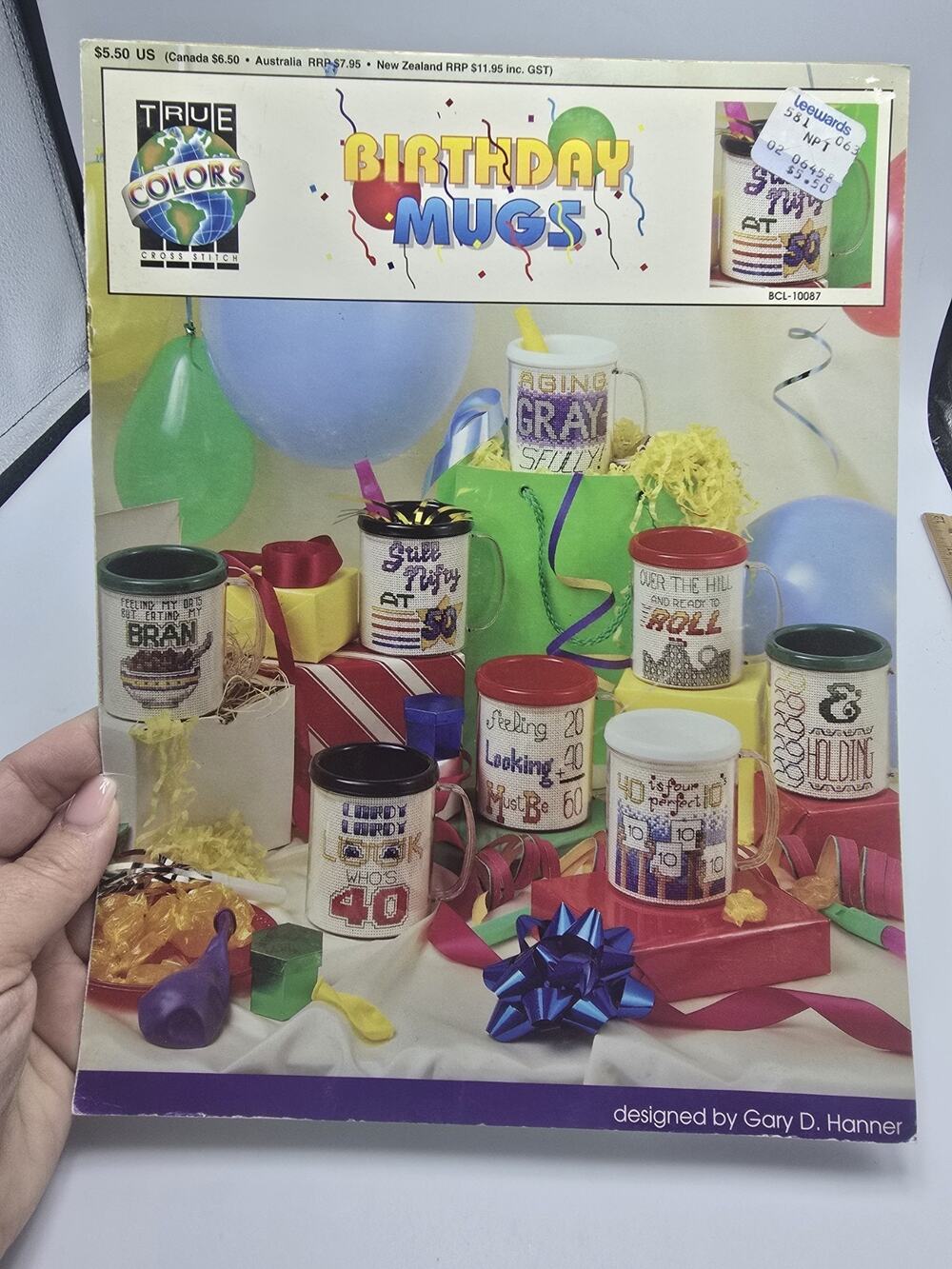 Birthday Mugs True Colors International Cross Stitch Pattern Booklet Gary Hanner